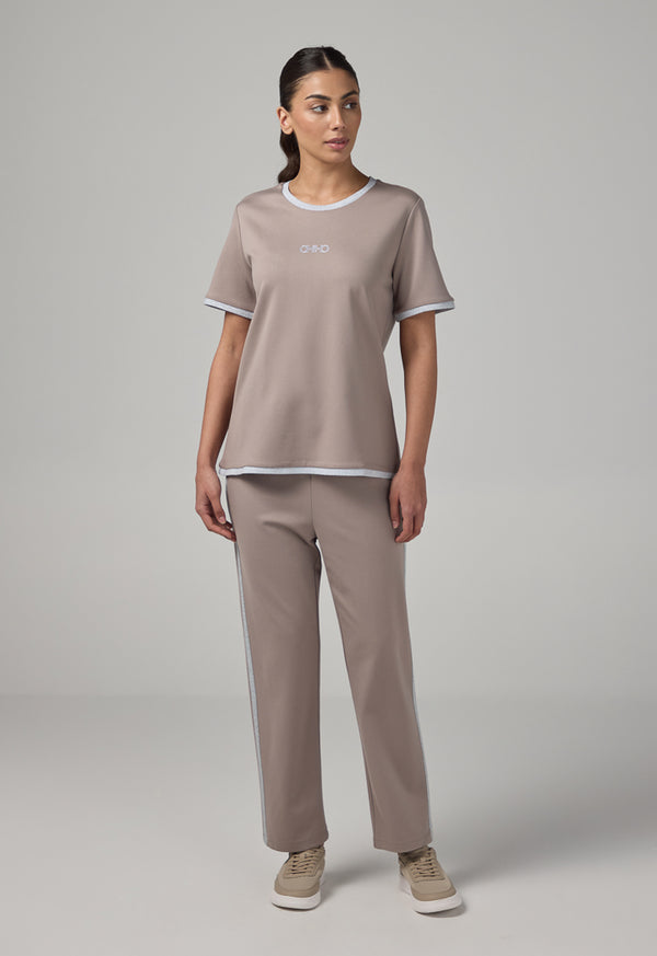 Choice Short Sleeve Contrast T-Shirt Vison