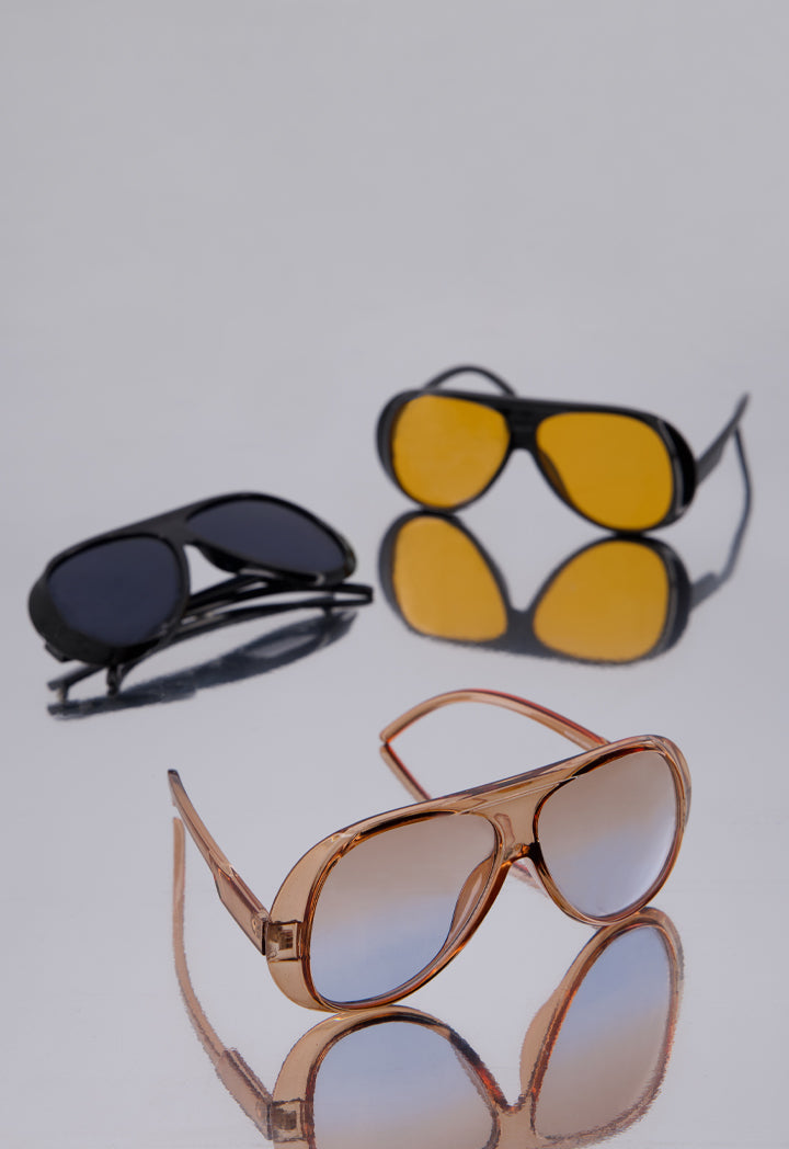 Choice Chic Pilot Sunglasses Beige