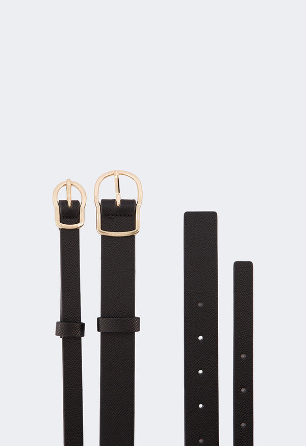 Choice Double Strap Belt Black