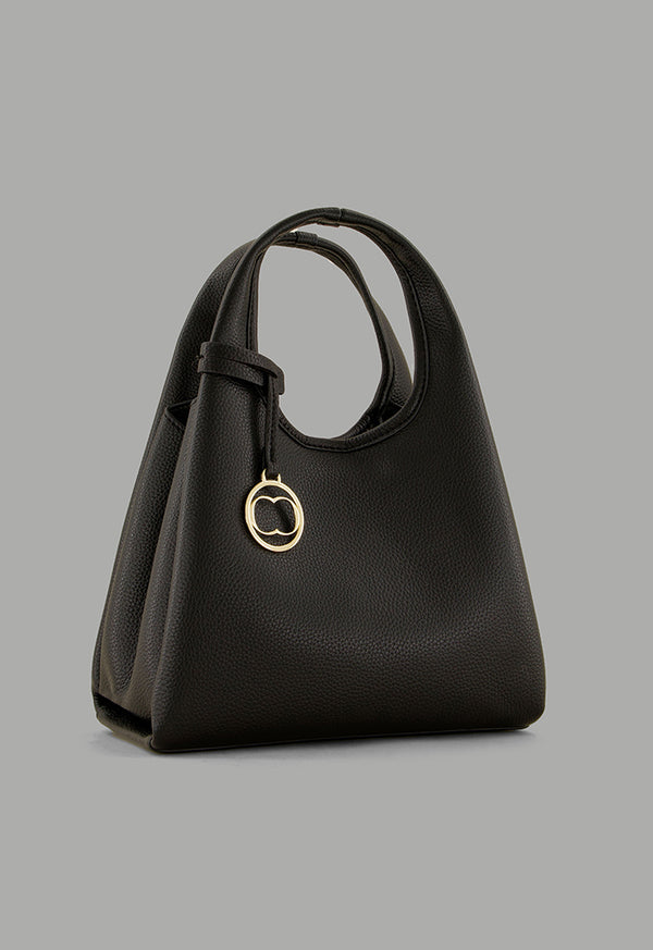 Choice Classic Solid Handbag Black