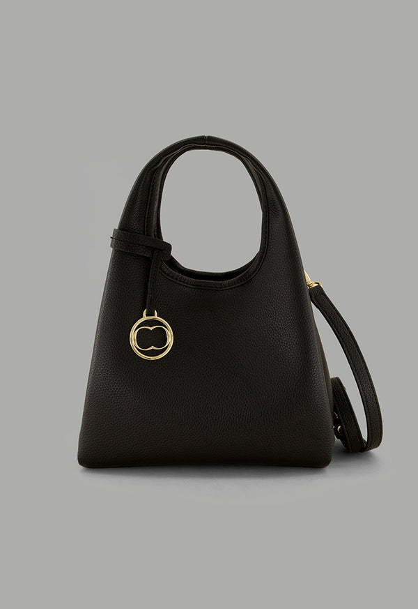 Choice Classic Solid Handbag Black