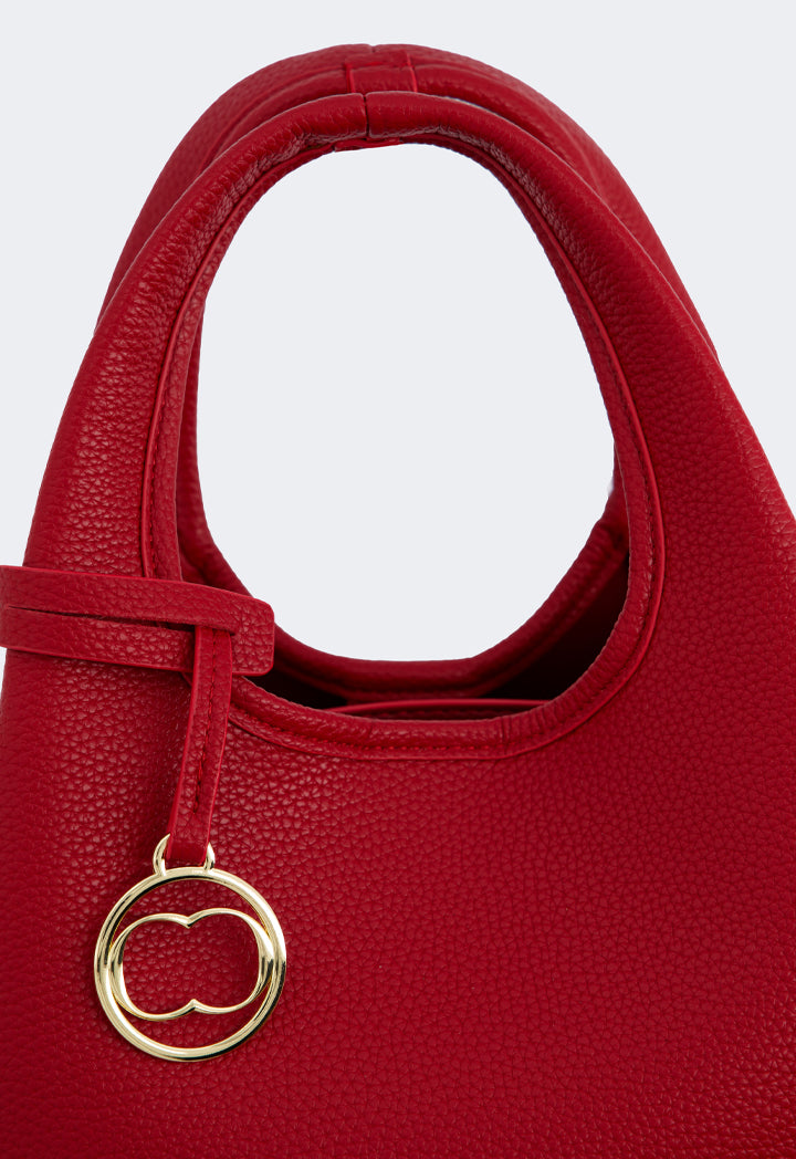 Choice Classic Solid Handbag Burgundy
