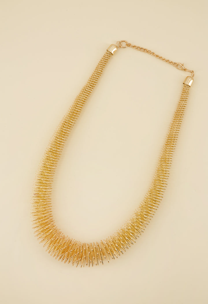 Choice Flexible Metallic Necklace Gold