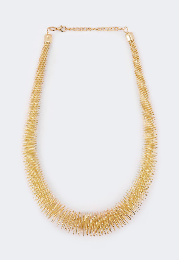 Choice Flexible Metallic Necklace Gold