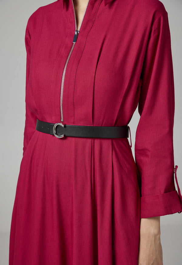 Choice Solid Horseshoe Belt Black