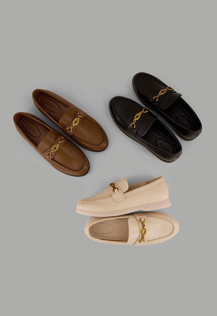 Choice Classic Plain Loafers Black