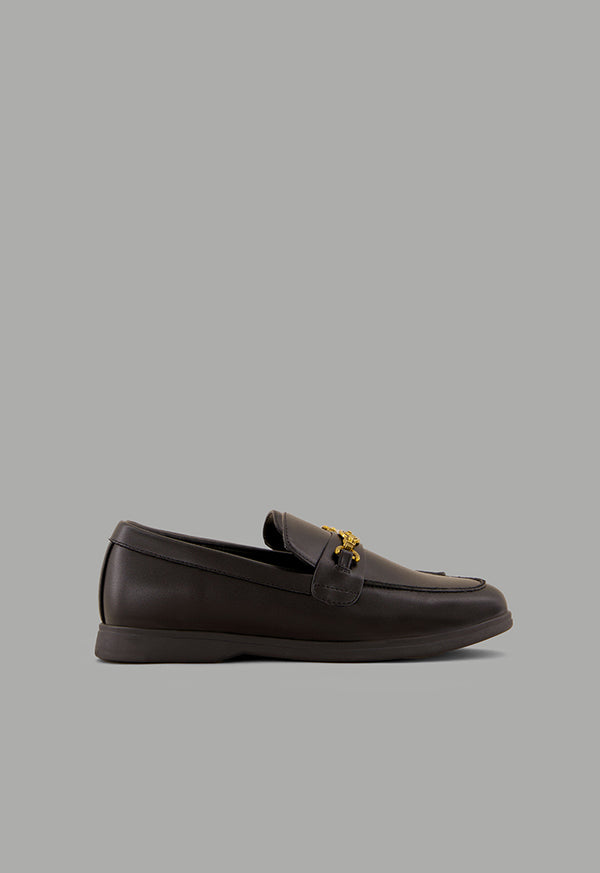 Choice Classic Plain Loafers Black