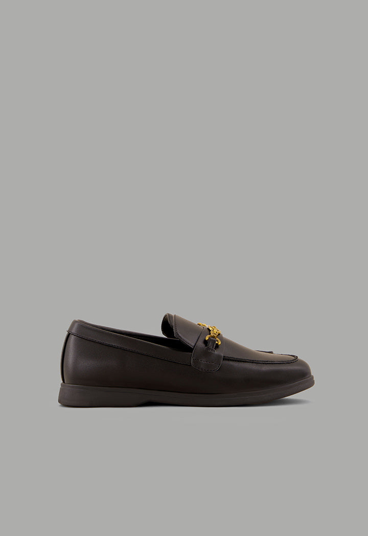 Choice Classic Plain Loafers Black