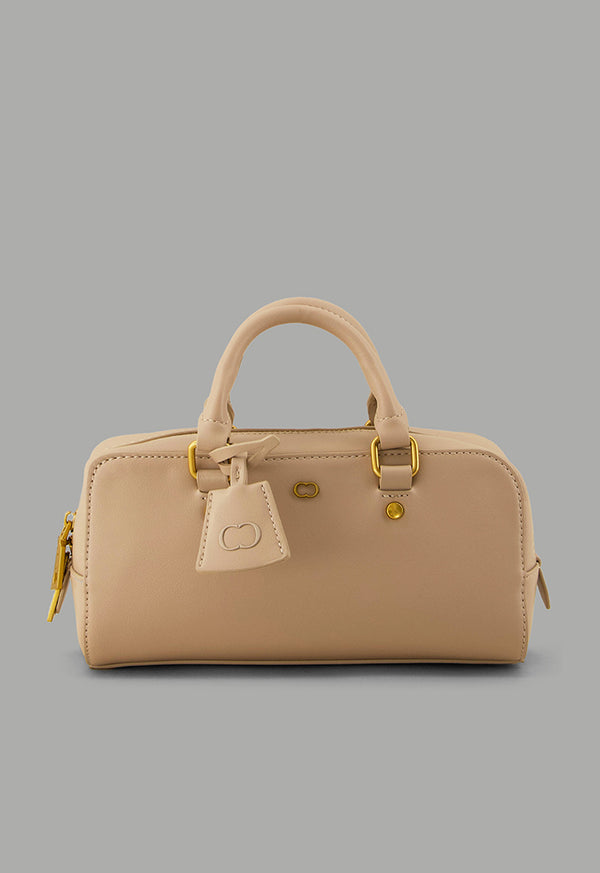 Choice Solid Iconic Handbag Beige