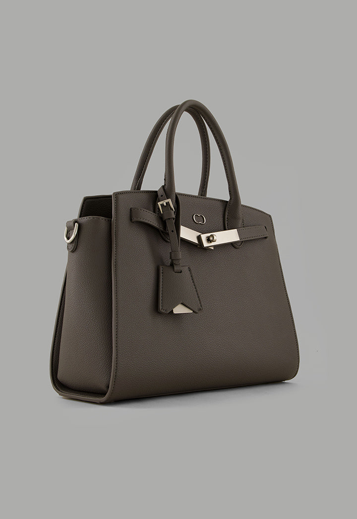 Choice Solid Classic Satchel Grey