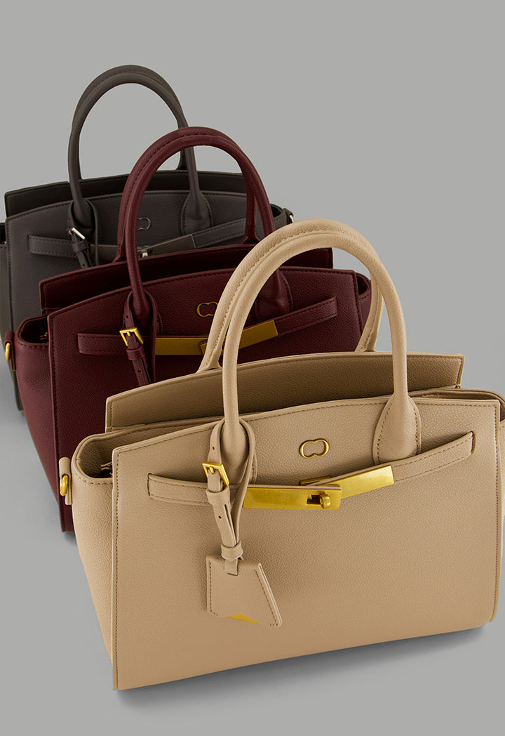 Choice Solid Classic Satchel Grey