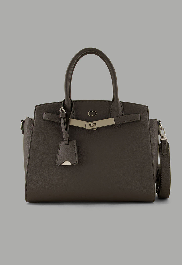 Choice Solid Classic Satchel Grey