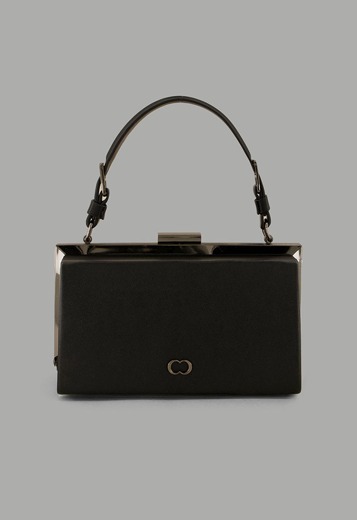 Choice Solid Crossbody Clutch Black