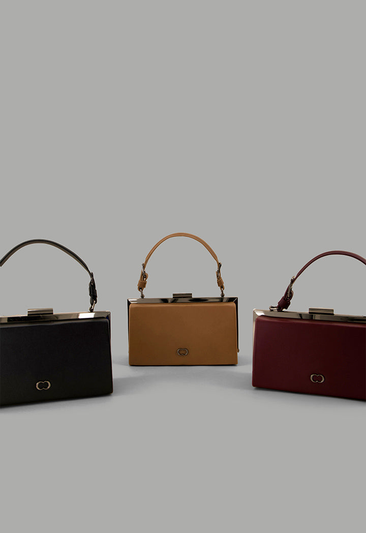 Choice Solid Crossbody Clutch Burgundy