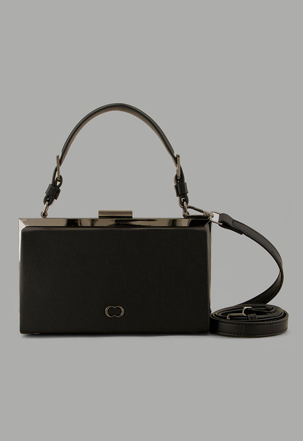 Choice Solid Crossbody Clutch Black