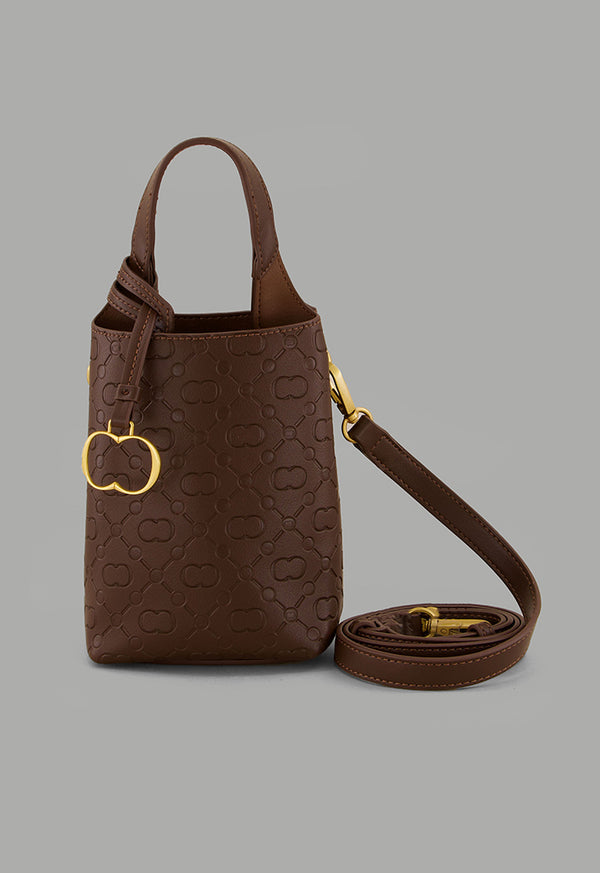 Choice Monogram Mini Shopping Bag Brown