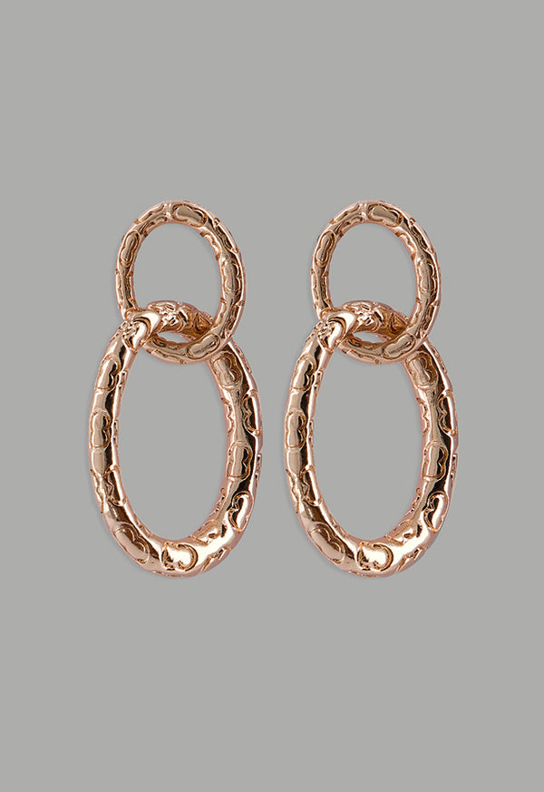 Choice Intricate Rings Earrings Gold