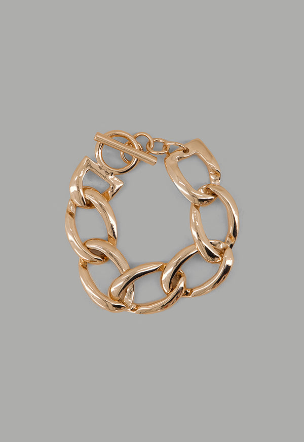Choice Chunky Chain Bracelet Gold