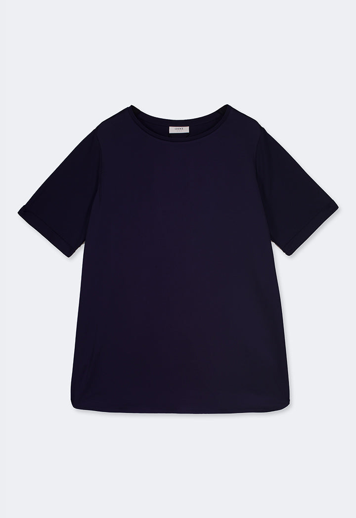 Choice Short Sleeve Basic T-Shirt Navy