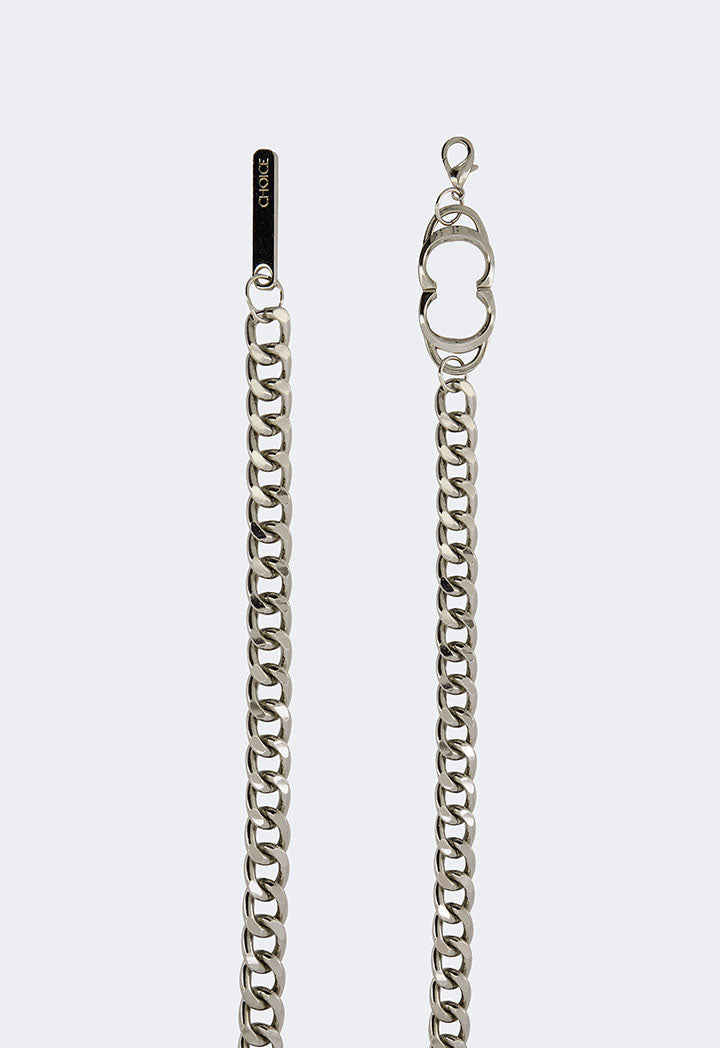 Choice Monogram Chain Belt Silver