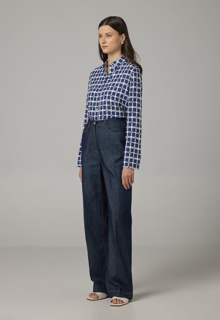 Choice Straight Cut Demin Trousers Indigo