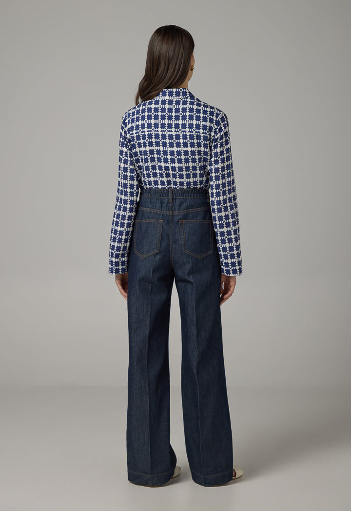 Choice Straight Cut Demin Trousers Indigo