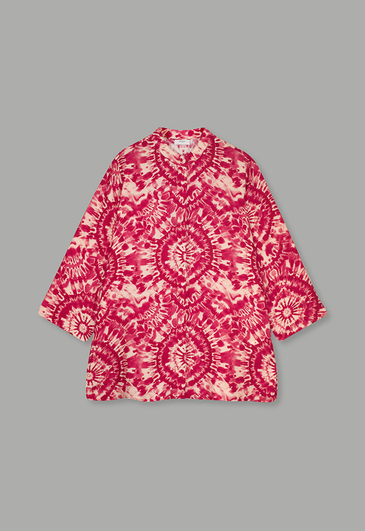 Choice Long Sleeve Printed Shirt Multi Color