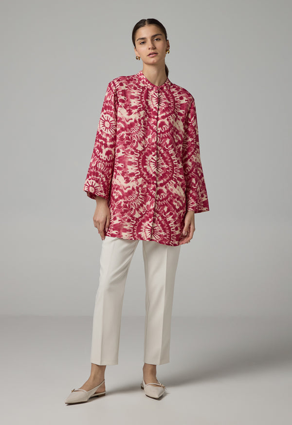 Choice Long Sleeve Printed Shirt Multi Color