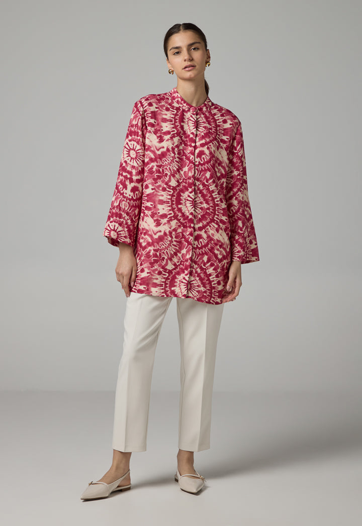 Choice Long Sleeve Printed Shirt Multi Color