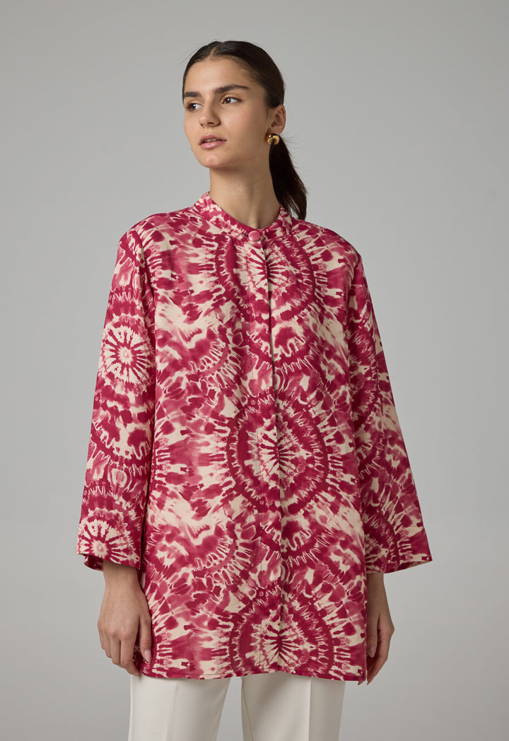 Choice Long Sleeve Printed Shirt Multi Color