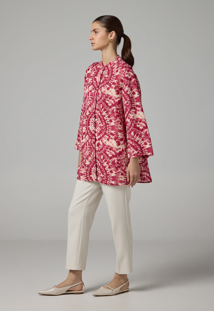 Choice Long Sleeve Printed Shirt Multi Color