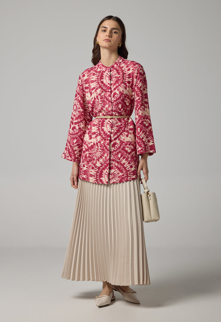 Choice Long Sleeve Printed Shirt Multi Color