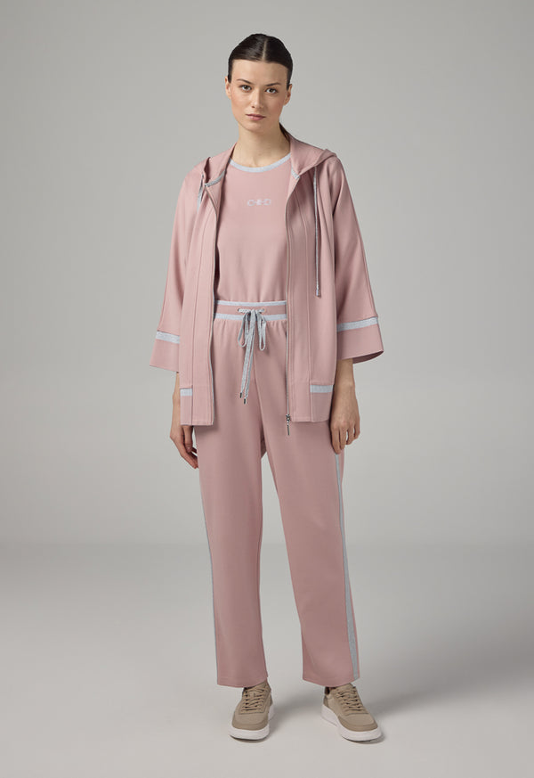 Choice Long Sleeves Kimono Jacket Pink