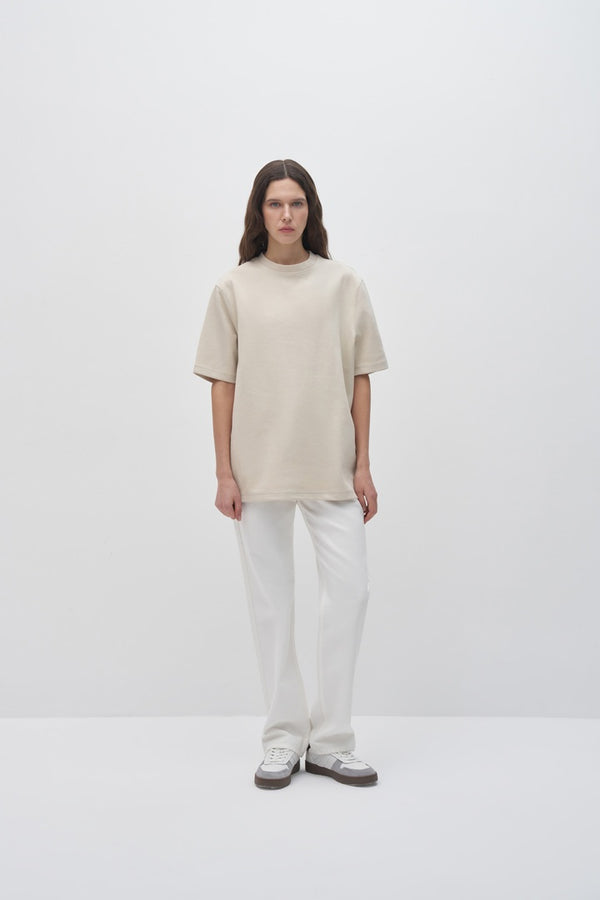 Kk Design Basic T-Shirt Beige