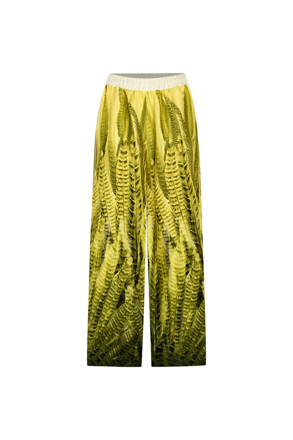 Maison La Plage Sardinia Printed Trousers Yellow
