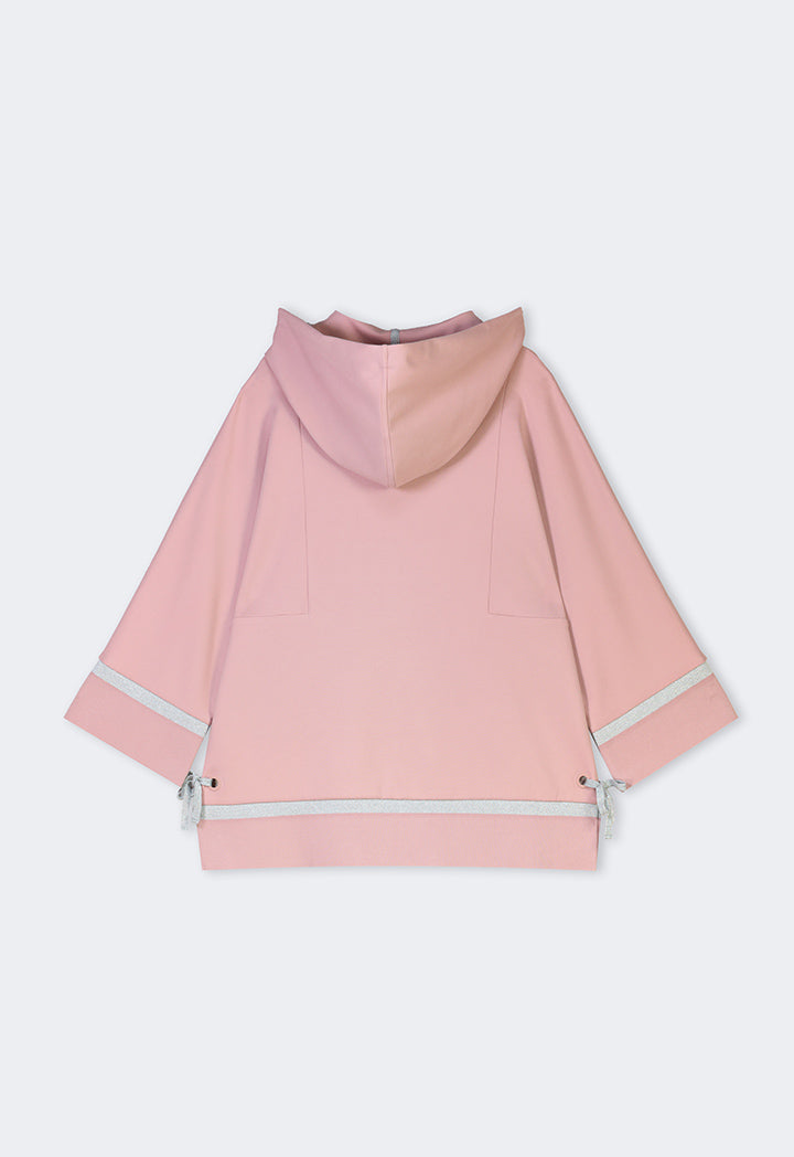Choice Long Sleeves Kimono Jacket Pink