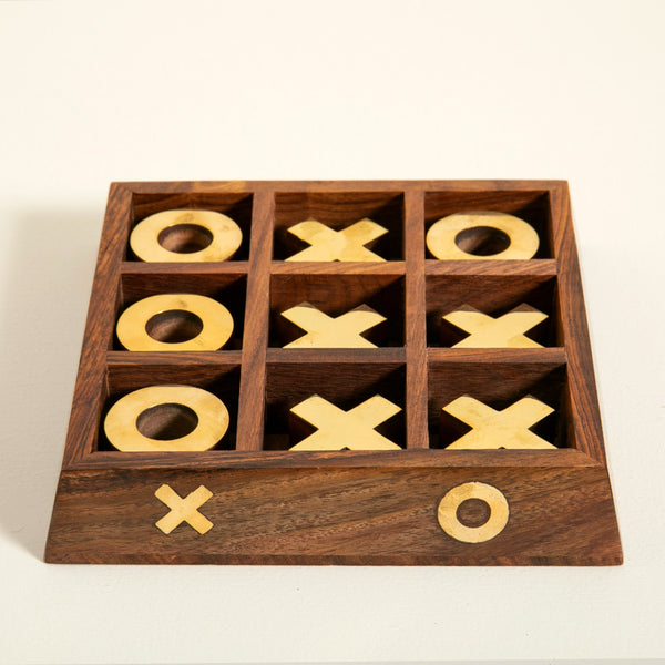Chakra Gera Tic Tac Toe Set Natural