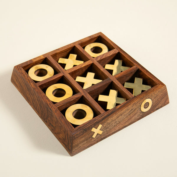 Chakra Gera Tic Tac Toe Set Natural