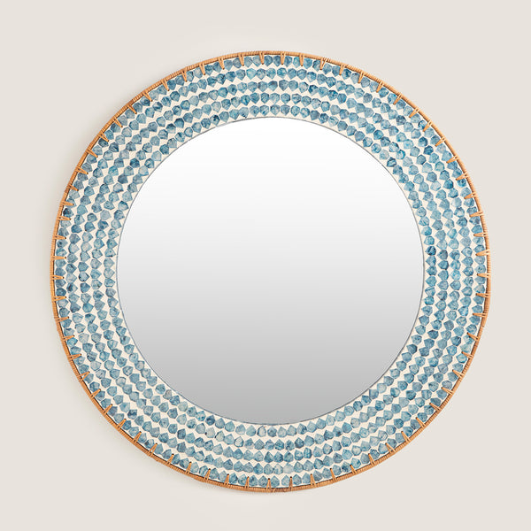 Chakra Hanoi Mirror 80 Cm White