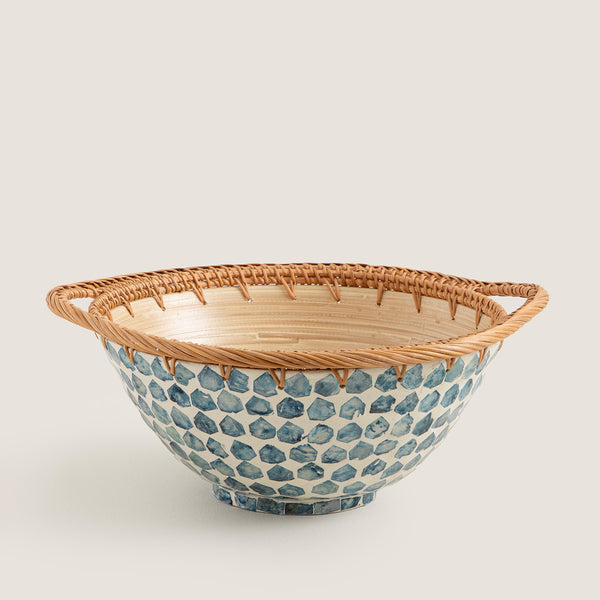 Chakra Hanoi Decorative Bowl White