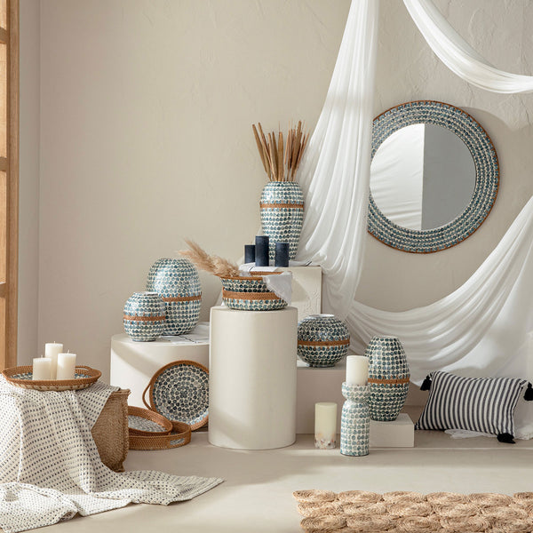 Chakra Hanoi Candle Holder White