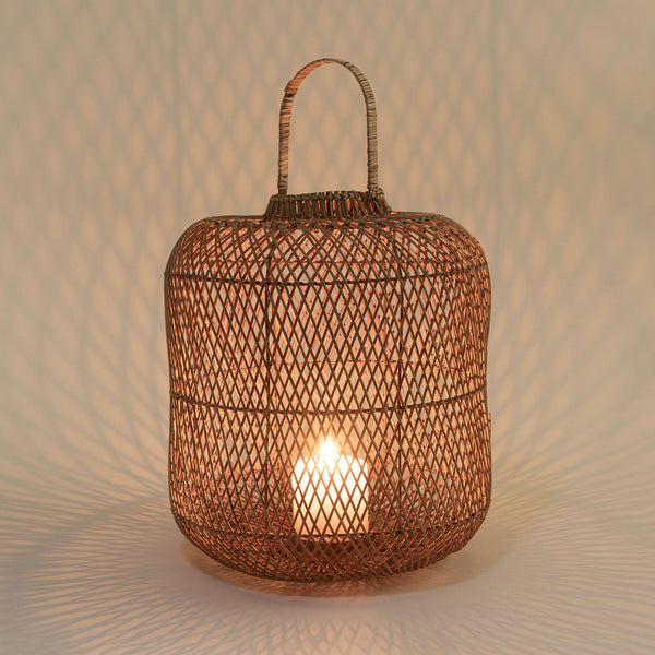 Chakra Cu Chi Rattan Lantern 46 Cm Natural