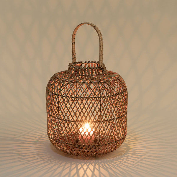 Chakra Cu Chi Rattan Lantern 32 Cm Natural