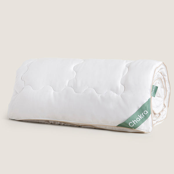 Chakra Kapok Quilt 195X215 White