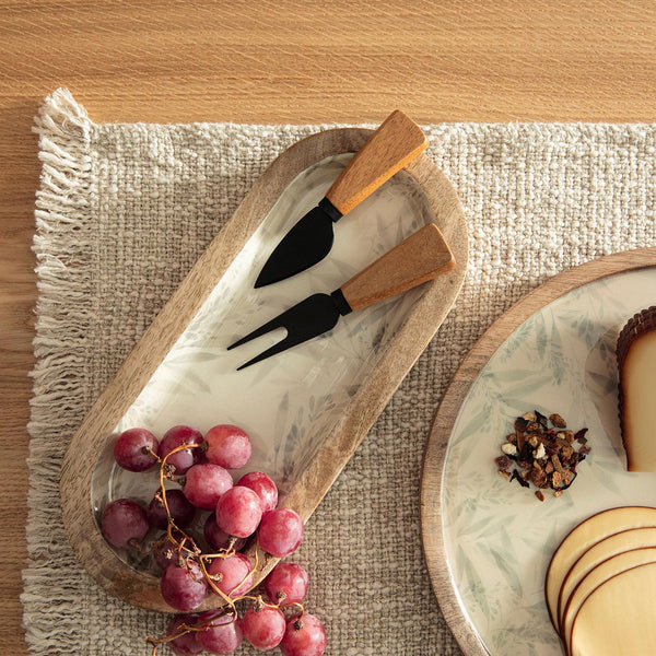 Chakra Lorenza Serving Plate 30X13 Cm Beige