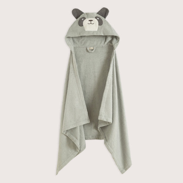 Chakra Panda Swaddle Towel Grey