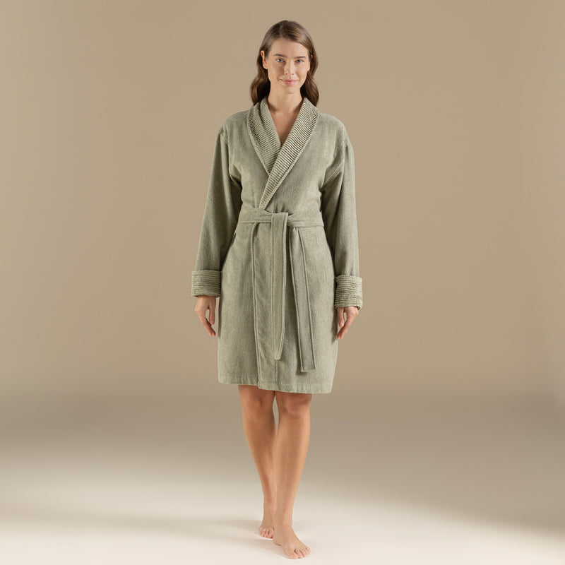 Chakra Narde Woman Bathrobe Green