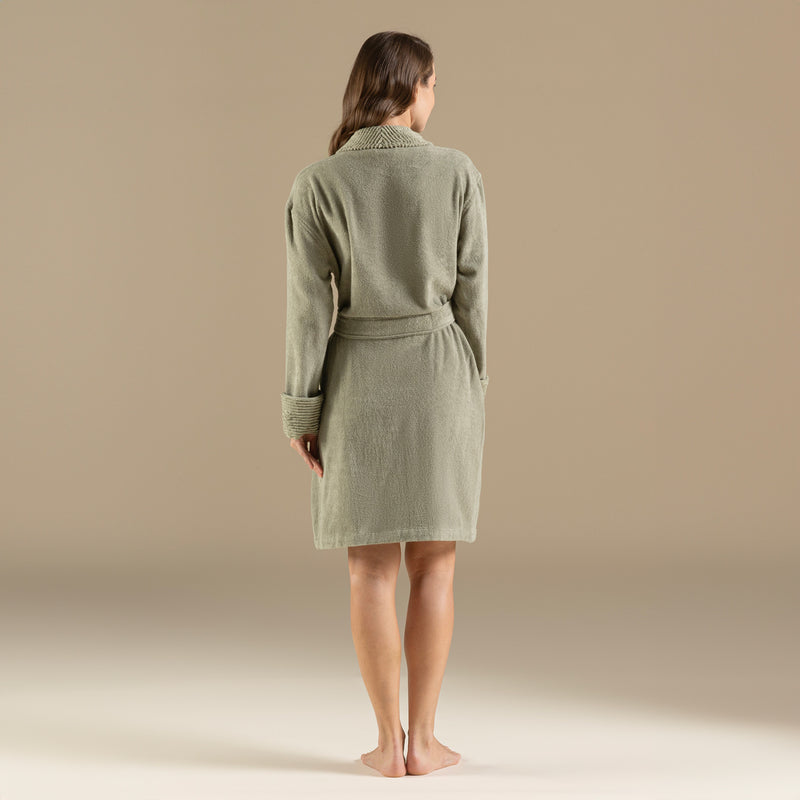 Chakra Narde Woman Bathrobe Green