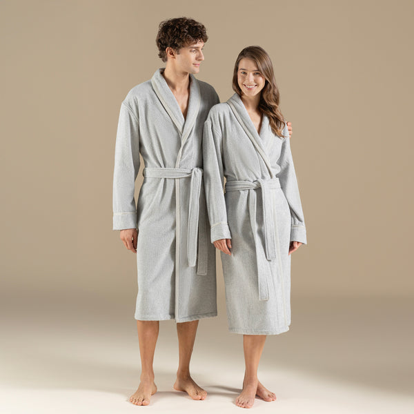 Chakra Vissana Unisex Bathrobe Natural