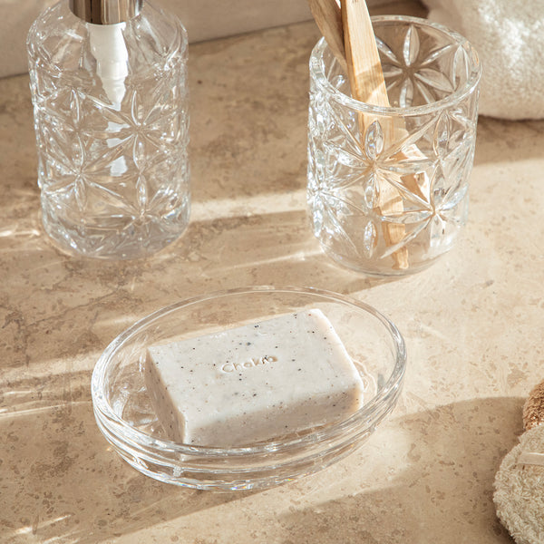 Chakra Sudes Soap Dish Transparent